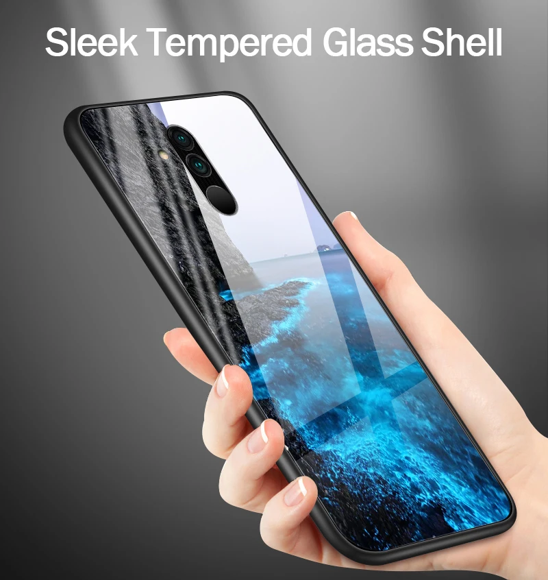 Роскошный чехол для телефона huawei Enjoy 9s Mate20 Lite Pro Nova 2 3i 4 P Smart+ P20 P30 чехол из закаленного стекла Honor Play Fashion Shell