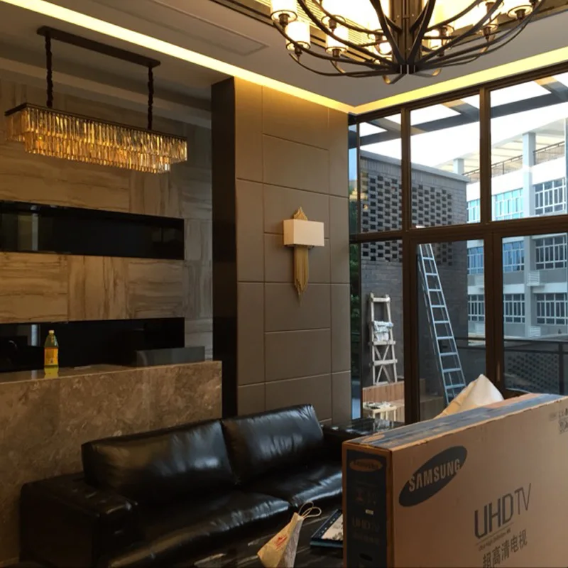 1 шт. Большой Настенный светильник с абажуром длинные настенное бра гостиная