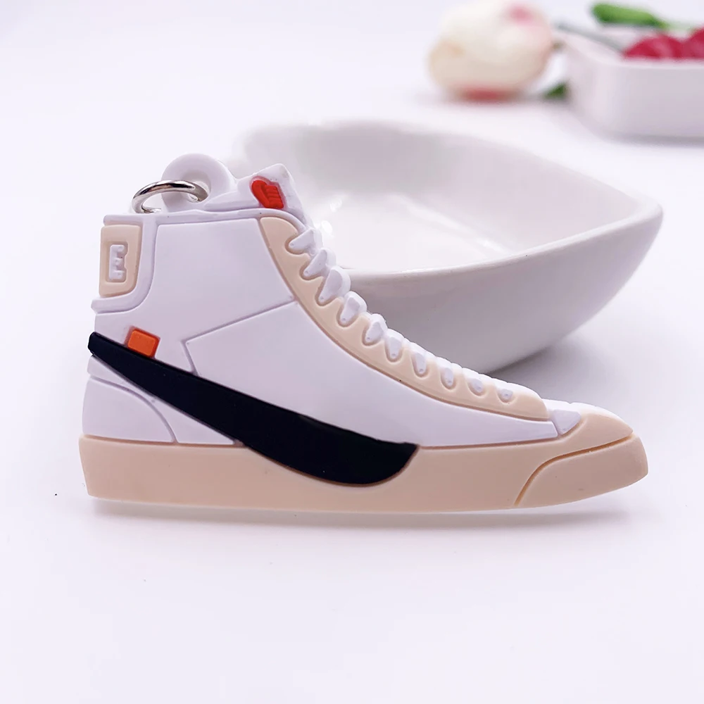Милый брелок для ключей Mini Jordan1, брелок для обуви, подарок для женщин, мужчин и детей, модный брелок Max 1, баскетбольные кроссовки Porte Clef - Цвет: K0077-11