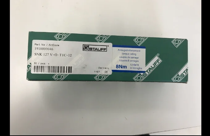 Штауфф расходомер SNK 127V-O-T1C-12 1910000046
