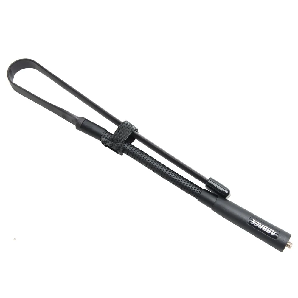 ABBREE AR-152G Gooseneck SMA-Female 144/430MHz VHF UHF Двухдиапазонная тактическая антенна для Baofeng UV-5R UV-82 рация