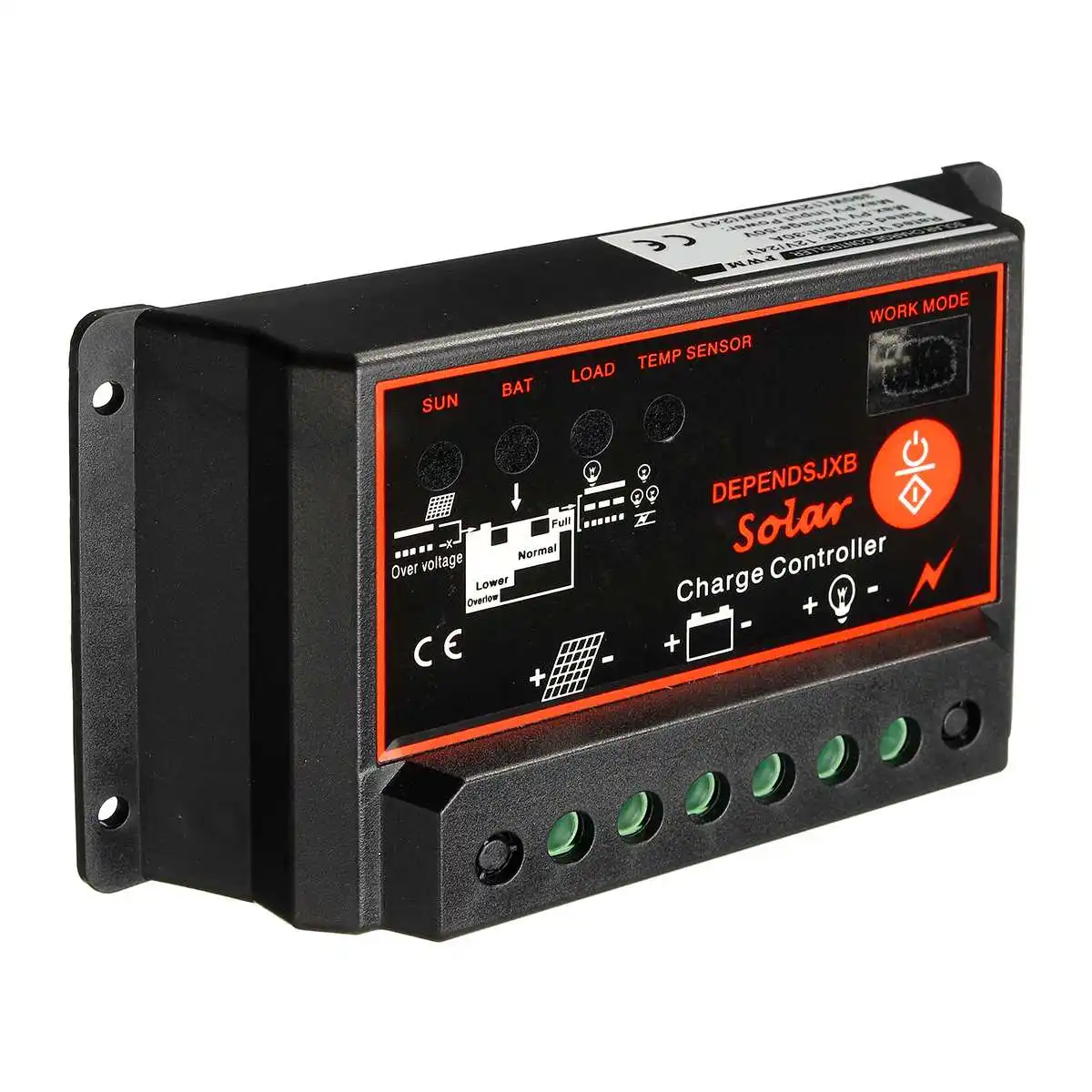 PWM цифровой Солнечный Зарядное устройство контроллера 12/24V 10A ~ 60A цифровой Дисплей Авто Солнечная батарея для телефона Батарея регулятор