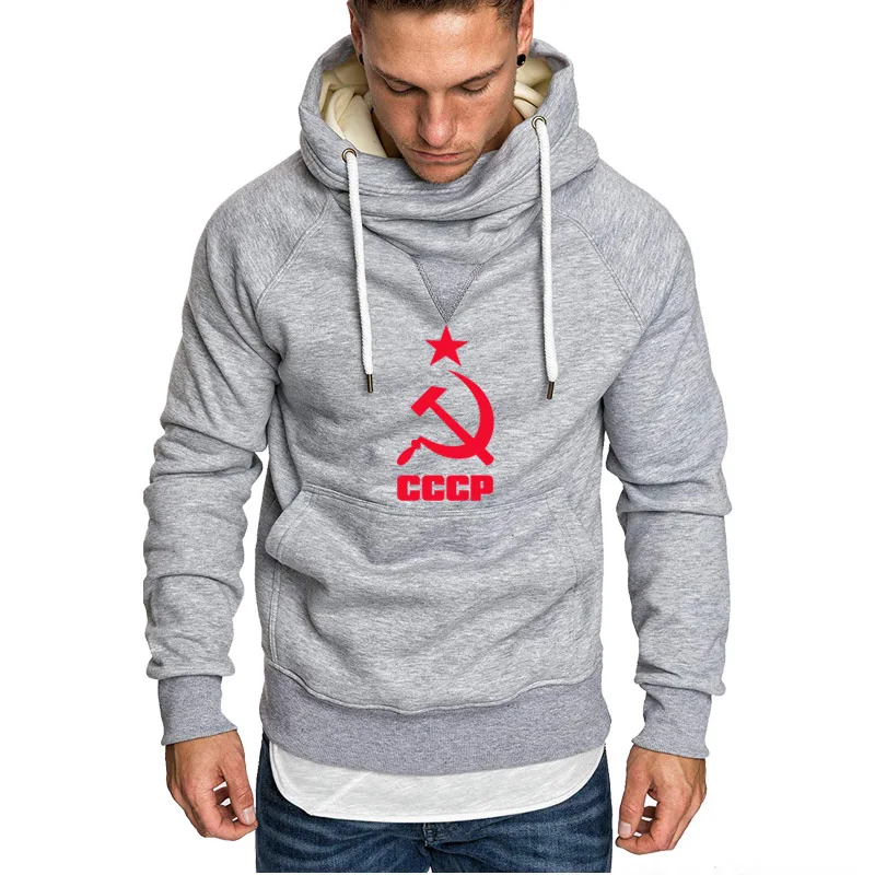 Мужские толстовки уникальные CCCP русские советские Союза печати с капюшоном мужская куртка Толстовка Повседневная мода спортивные костюмы Masculino