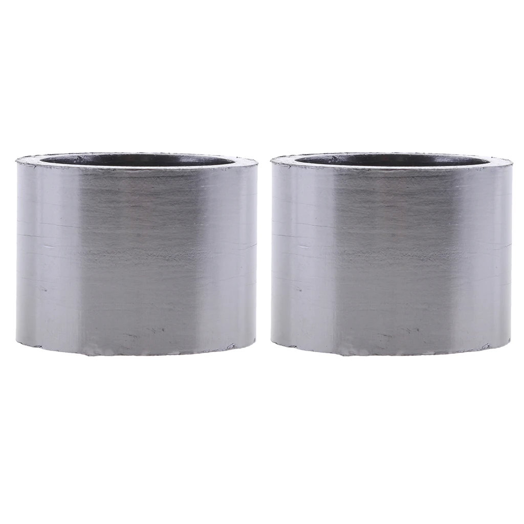 2pcs Motorcycle Exhaust Pipe Gasket Silencer Seal Ring for Dirt Bike Scooter, OD48mm ID38mm