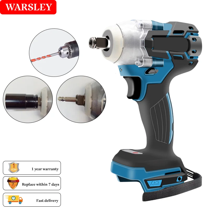 Ударный гайковерт makita 18 в с аккумулятором dtw285z 520nmBrushless Electric 1/2 торцевой ключ