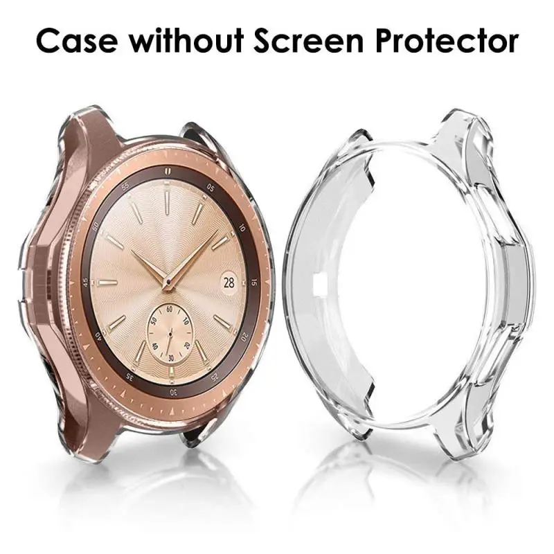 Watch case cover for Samsung for Galaxy Watch 46mm case TPU Plating case protective shatter-resistant shell insurance cover