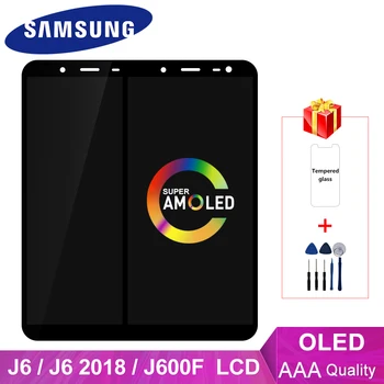 

Super AMOLED For Samsung Galaxy J6 2018 J600 LCD Touch Screen Display Replacement Parts J600H J600F Display Free Shipping