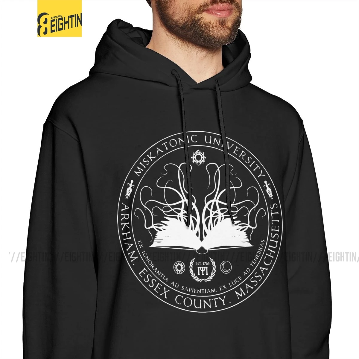 Мужские толстовки Miskatonic Sigil Call Of Cthulhu, зимняя хлопчатобумажная Повседневная Толстовка, рубашка