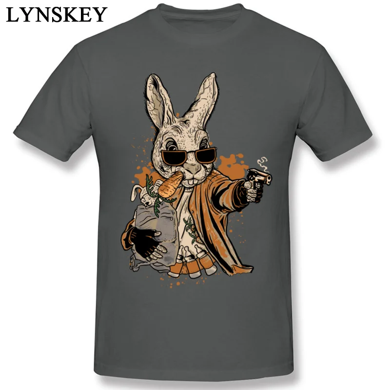  Fashion Mens T-shirts Round Collar Autumn Short Sleeve Cotton Tops Tees smith the rabbit Printed On Sweatshirts carbon