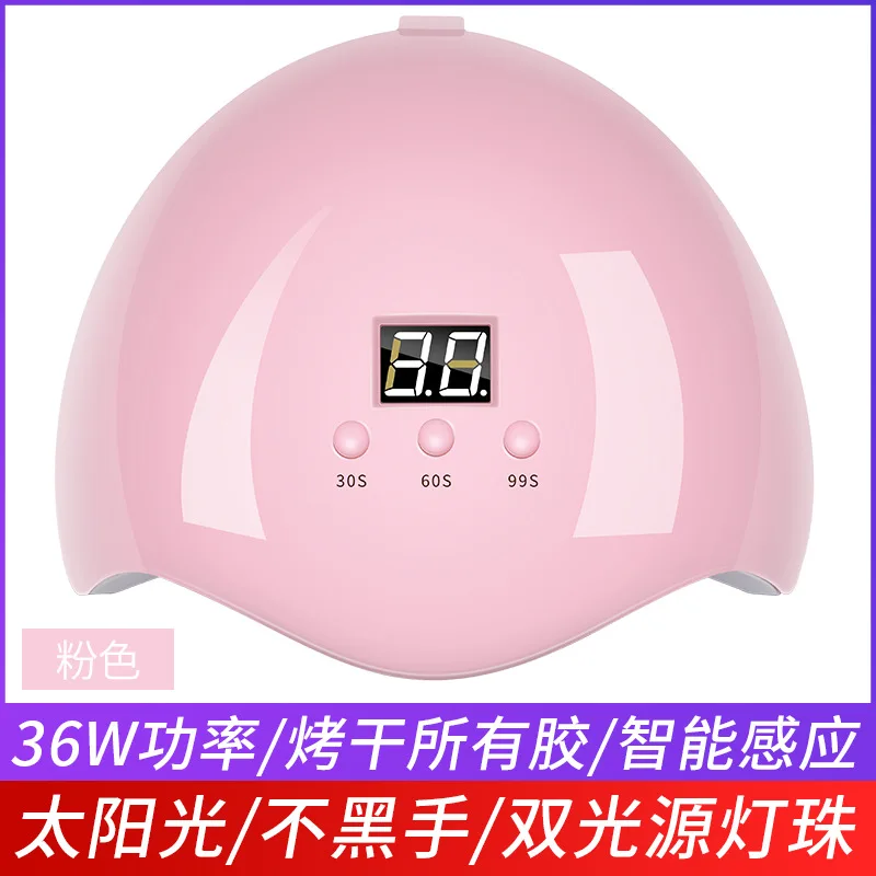 

Portable 36W Nail Dryer Machine UV LED Lamp Micro USB Cable Home Use Nail UV Gel Varnish Dryer 12 LEDS Lamp Nail Art Tools