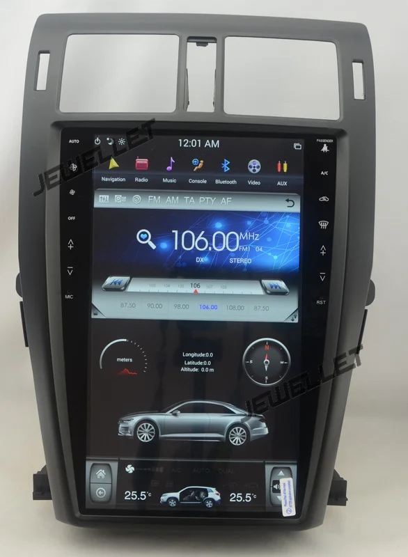 13 6 &quotвертикальный экран в стиле tesla android 9 0 шесть ядер автомобильный GPS навигатор