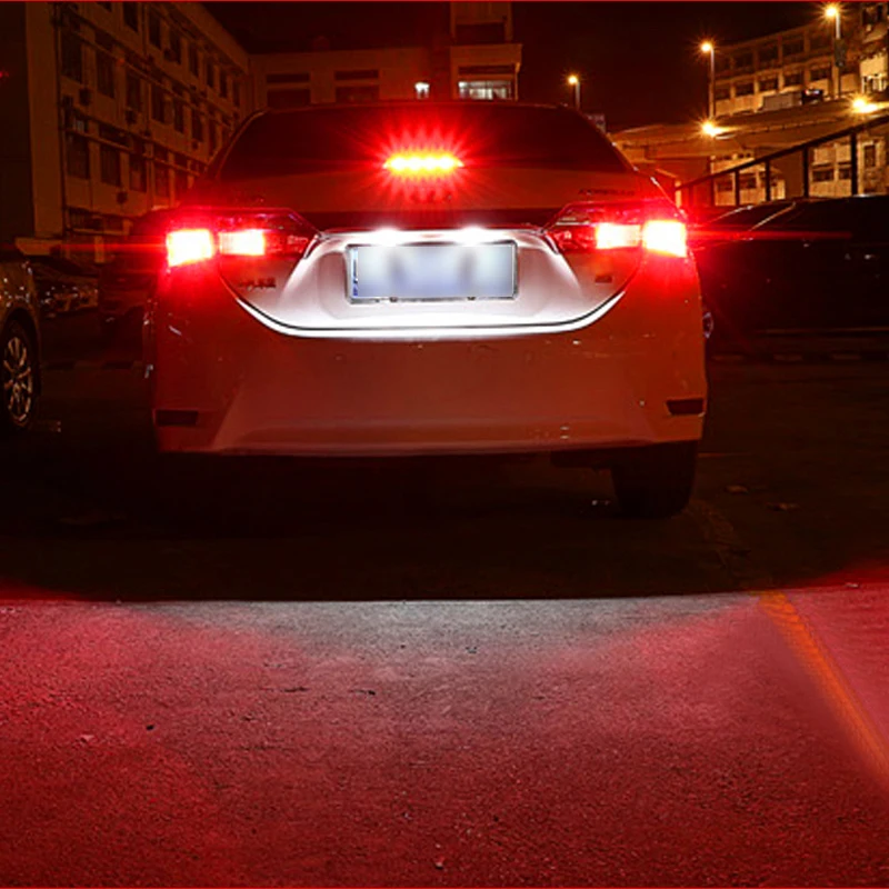 2 шт. 1157 BAY15D P21/5 Вт супер яркий 2000Lm 144 SMD СВЕТОДИОДНЫЙ Автомобильный стоп-сигнал дневного света Поворотная сигнальная лампочка красный желтый белый