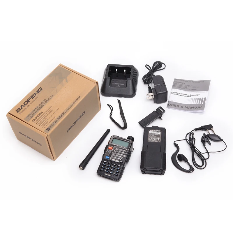 Baofeng UV-5R 8 Вт мощный портативной рации Портативный ФИО Comunicador 3800 мАч 10 км Long Range cb радио 8 Вт UV5R для лес Сити