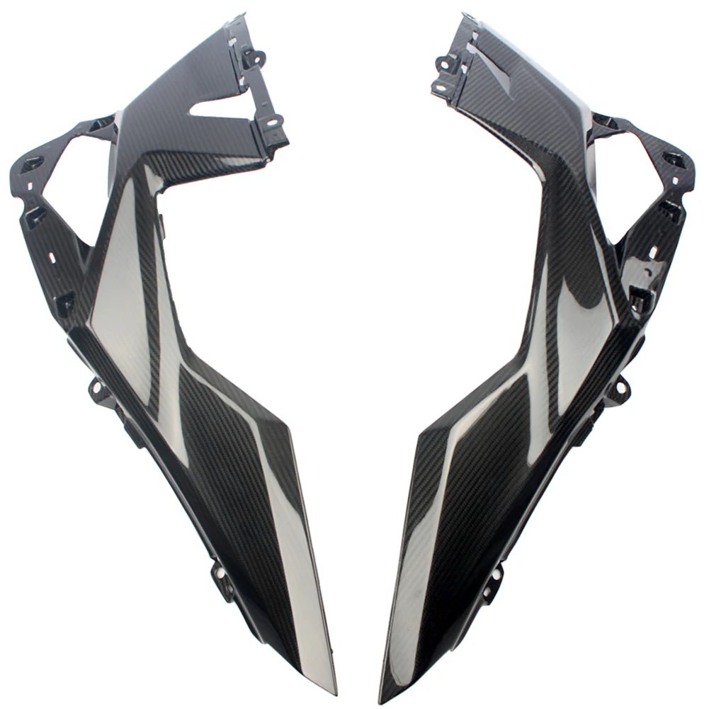 Lower Mid Fairing PrePreg карбон для KAWASAKI NINJA 400 переднее/заднее крыло, нижняя/Хвостовая, нижняя средняя сторона обтекателя клобук - Цвет: Lower Mid Fairing