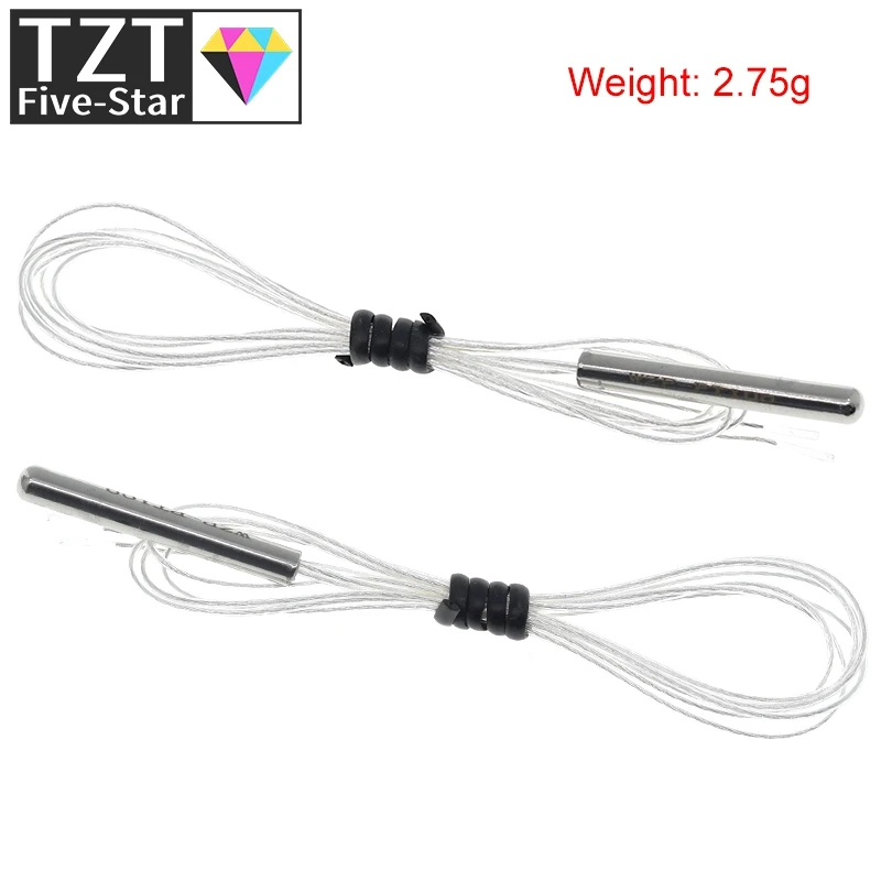 TZT 1/3PCS PT100 Platin Widerstand Temperatur Sensor Wasserdichte Temp Sonde -20 ~ 450 Celsius Isolierte Abschirmung Fiberglas 50CM – Detail 5