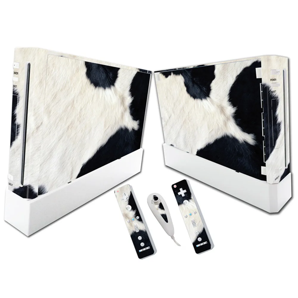 W ii 및 컨트롤러 스킨 스티커 w ii 콘솔용, 게임 액세서리 비닐 스킨 보호기