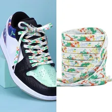 1 paire de lacets plats pour chaussures de basket ball AF1, chaussures de sport, couleur personnalisée 