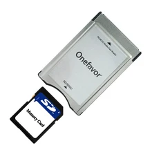 Акция! SD карта адаптер onefavor PCMCIA кард-ридер для Mercedes Benz MP3 памяти