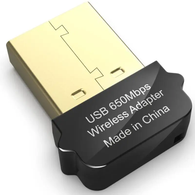 24 часа 650 Мбит/с двухдиапазонный 5 ГГц Wifi адаптер AC Wi-fi ключ Wifi USB Ethernet Wifi карта USB Lan адаптер Wi-fi приемник