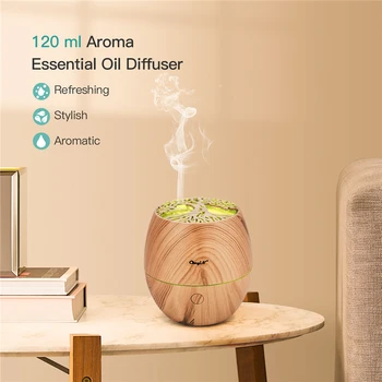 

USB Aroma Essential Oil Diffuser Ultrasonic Cool Mist Humidifier Air Purifier 7 Color Change LED Night light for Office Home