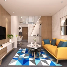 Современный простой стиль, ковер для гостиной, мягкий фланелевый Противоскользящий ковер для кухни, ванной комнаты, домашний декор, ковер для спальни, дивана, гостиной