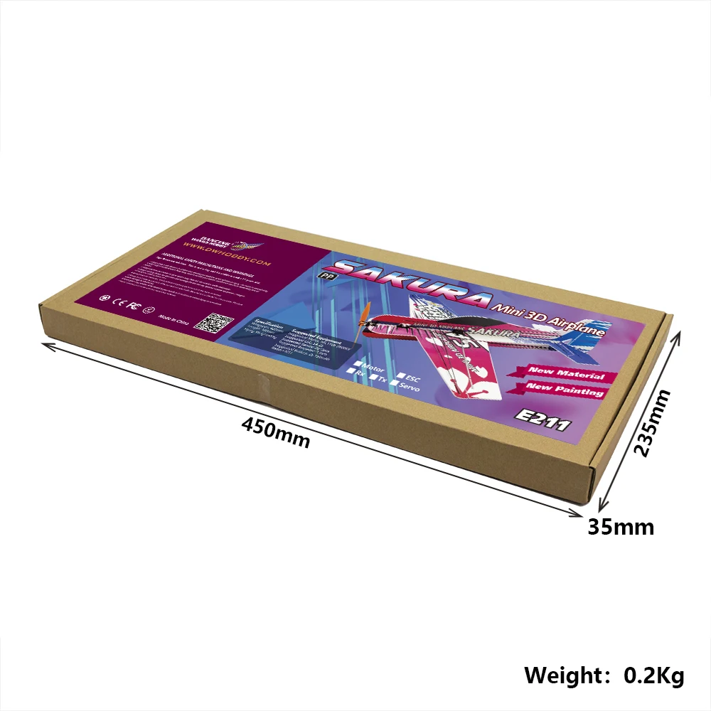 New PP Magic Board Micro 3D Indoor Airplane SAKURA Lightest plane KIT RC airplane RC MODEL HOBBY TOY HOT SELL RC PLANE