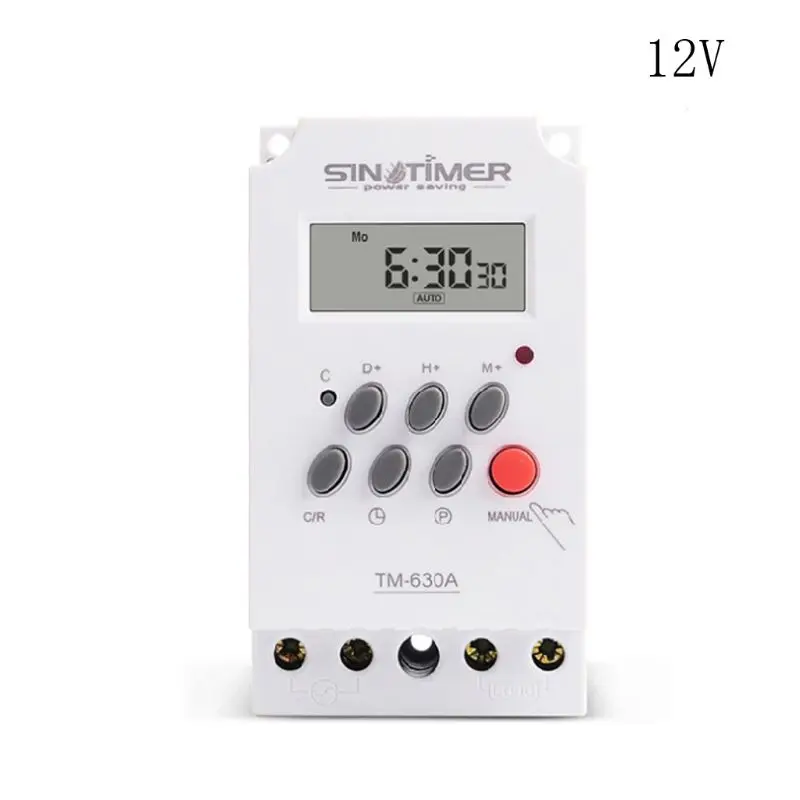 

Mini Timer Switch Time Relay 12/24/220V DC Input 7 Days Programmable 24Hours Q84D for tools