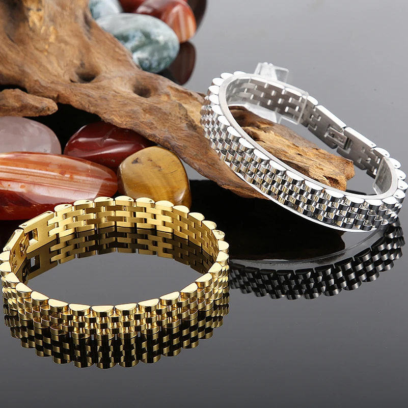 LA FERANI Luxury Magnetic Bracelet - 316L Stainless Steel Chain Bangle In Silver/Gold - Unisex 21cm 9 thumbnail image