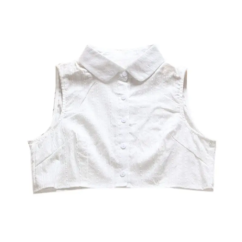 A10 Shirt Fake Collar Tie Vintage Detachable Collar False Collar Lapel Blouse Top For Women Clothes Accessories - Цвет: A10