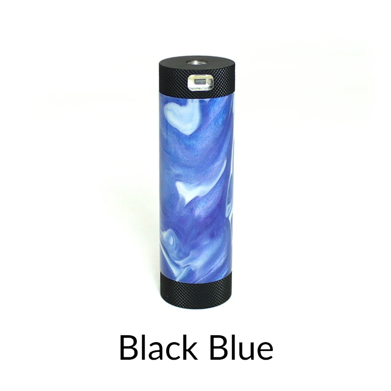 Black Blue Volcanee SXK TAKIT Mini V2 механический мод 24 мм Диаметр 316SS полимерный материал подходит 18350 18650 Аккумуляторный механический мод для Vape Tank - Цвет: Black Blue