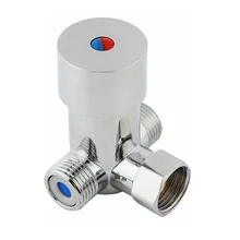 Спиральный контроль температуры из нержавеющей стали металлическая труба треугольная индукция Кухня Холодная Горячая вода серебряный домашний смешивающий нагреватель