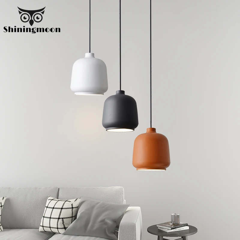 

Modern Led Dining Room Pendant Lights Nordic Iron Living Room Pendant Lamp Kitchen Bar Cafe Decoration Hanglamp Light Fixtures
