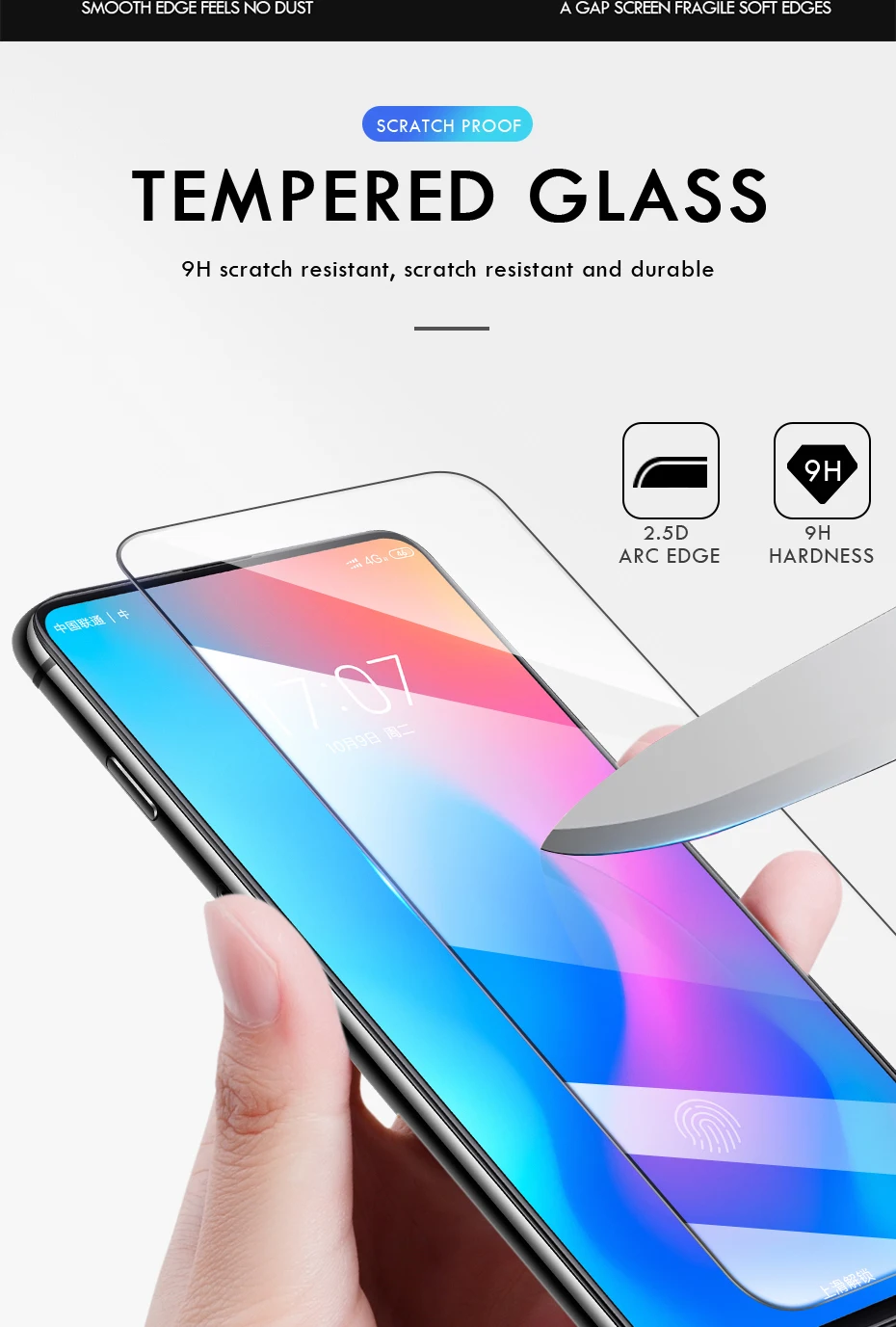 3 шт. Защитное стекло для Red mi k20 pro 5 note 6 7 pro защита экрана 2.5D Закаленное стекло для xiaomi pocophone F1 mi 9 SE A2