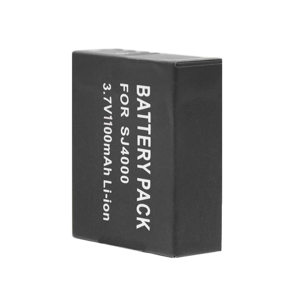 1/2 шт 3,7 V литий-ионный аккумулятор для Камера Батарея для спортивной экшн-камеры SJCAM SJ4000 SJ5000 SJ6000 SJ7000 SJ8000 SJ9000 серии eken A8 A9 W7 W8 W9 W9 - Цвет: 1 piece battery