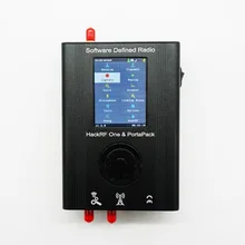 Portapack com 2020.11 mayhem firmware piscou + hackrf um 1mhz a 6ghz sdr + 0.1ppm txco + 1000mah bateria