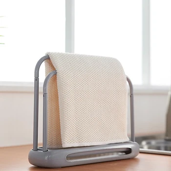 

1pc Dishcloth Hanging Rack Leachate Diatom Ooze Dish Towel Drain Storage Holder Kitchen Organizer