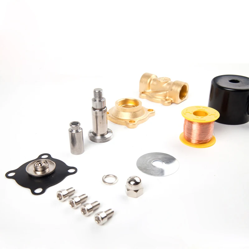 1/4" 3/8" 1/2" 3/4" 1" Brass Electric Solenoid Valve DN08 DN10 DN15 DN20 DN25 N/C Pneumatic Valve for Water Oil Air 12V/24V/220V