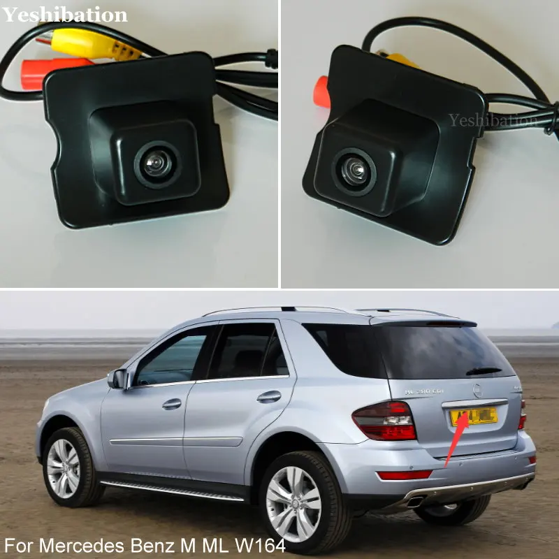 Камера заднего вида для MB Mercedes Benz M ML W164 Автомобильная камера HD CCD ночного видения +