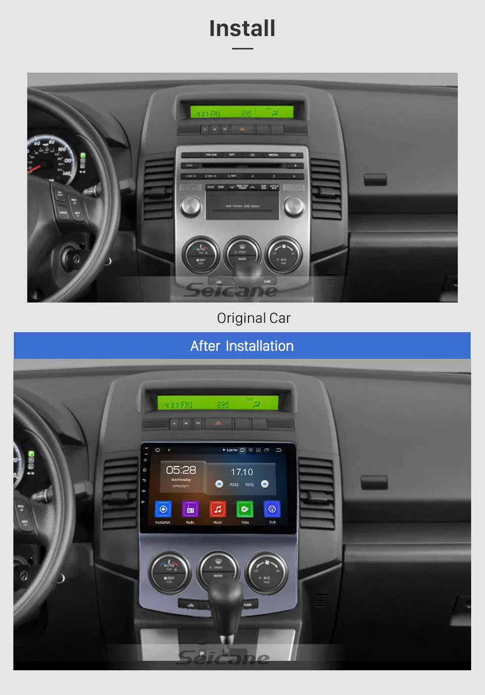Sale Seicane Android 9.0 9 inch Car Multimedia Player GPS Navi Radio for Mazda 5 2005 2006 2007 2008 2009 2010 With SWC WIFI 1 Sale Seicane Android 9.0 9 inch Car Multimedia Player GPS Navi Radio for Mazda 5 2005 2006 2007 2008 2009 2010 With SWC WIFI 1