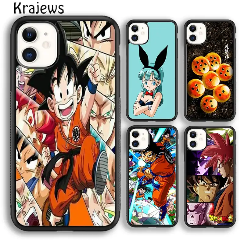 Krajewsドラゴンボールz Dbz悟空coque電話ケースカバーiphone 5 5s 6s 7 8プラスx Xs Xr 11 12プロマックスサムスンs7 S8 S9 S10プラス フィットケース Aliexpress