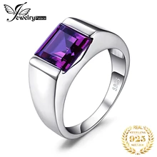 Jewelrypalace Для мужчин площади 3.3ct создан Александрит сапфир 925 Щепка кольцо для Для мужчин тонкой jerwelry модные Стиль