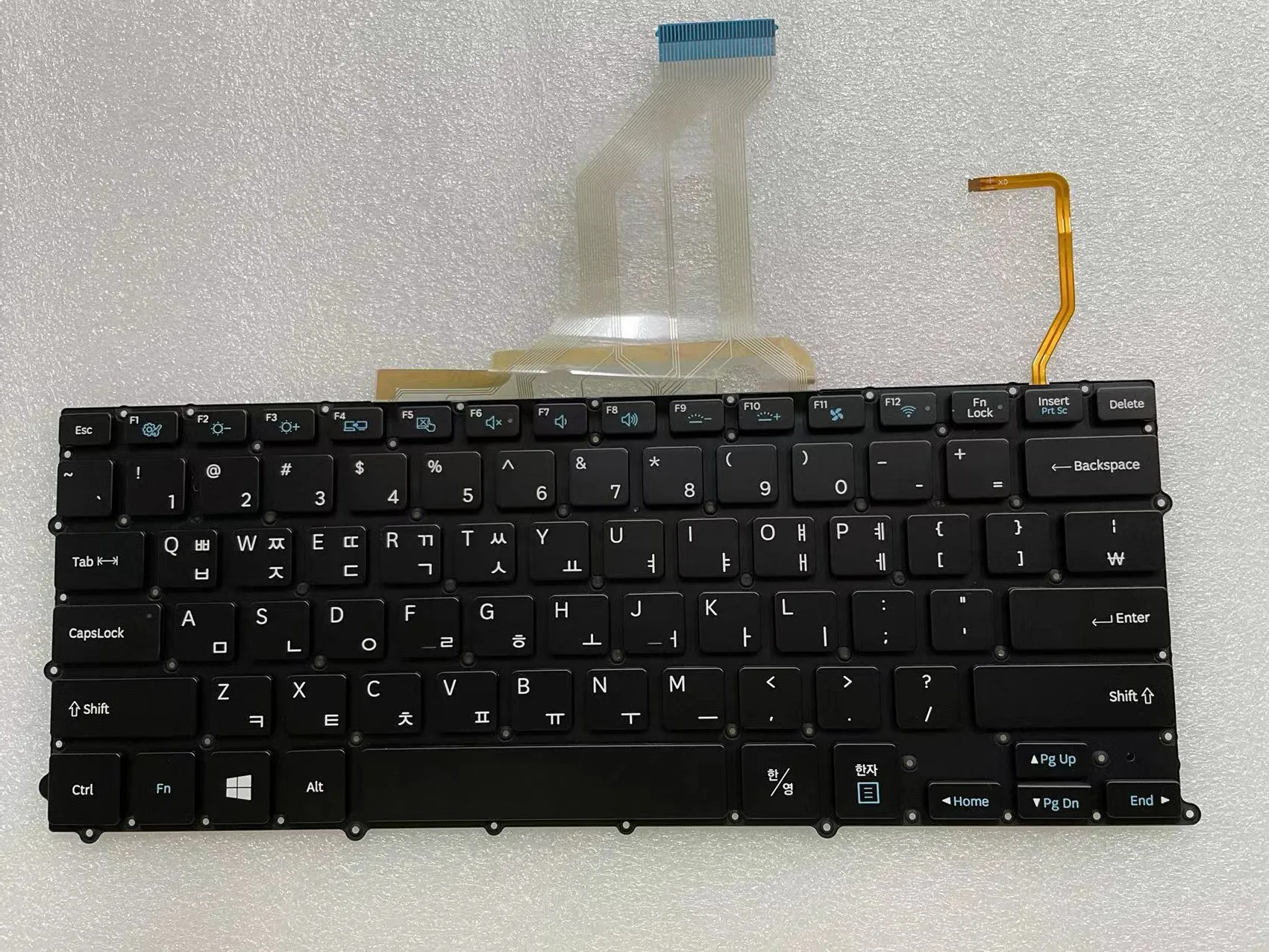 Teclado Coreano para Notebook para Samsung Np900x3c Np900x3b Np900x3d Np900x3g Np900x3e Np900x3f Np900x3k