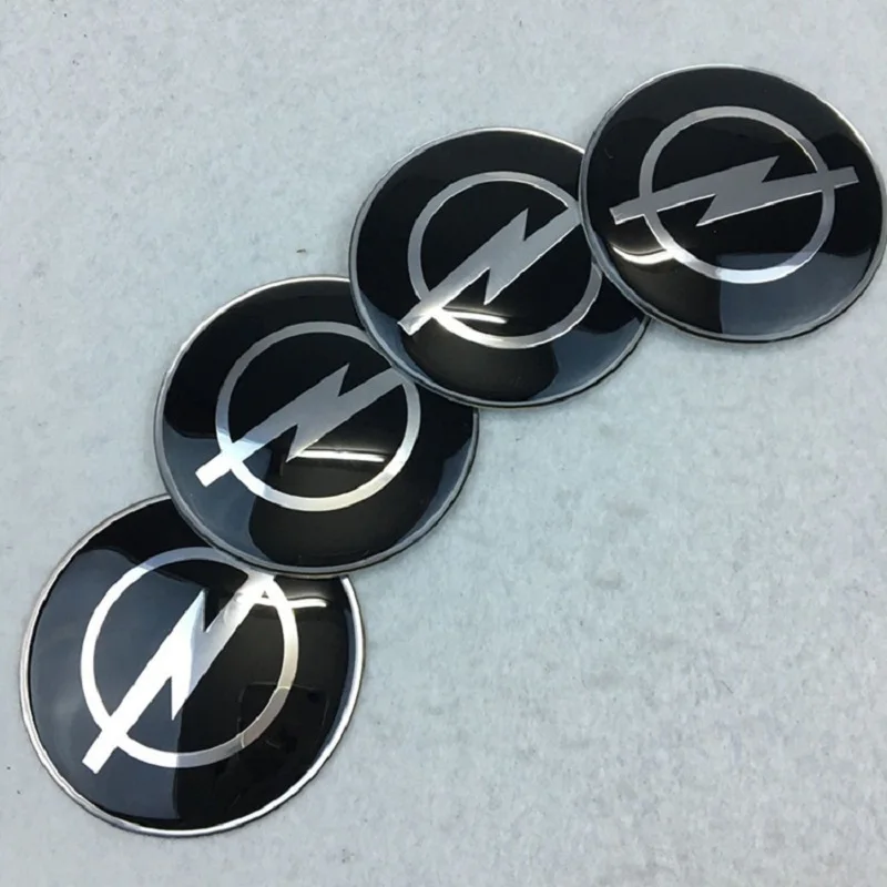 Car Styling 4Pcs Wheel Center Hub Cap Stickers 65mm emblems for Opel astra opel astra h astra g insignia Opel mokka car