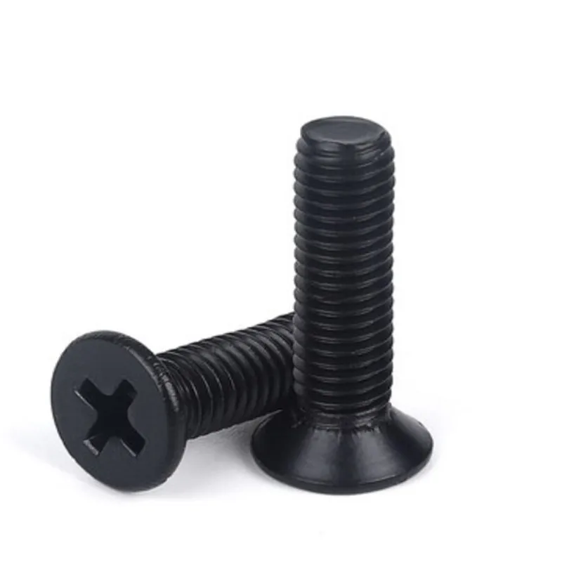 M1 M1.2 M1.4 M1.6 M2 M2.5 M3 M4 din965 Mini Micro 304 Stainless steel Cross Phillips Flat Countersunk Head Screw 50/100pcs cross phillips screw stainless steel screw phillips flat screw phillips head screw