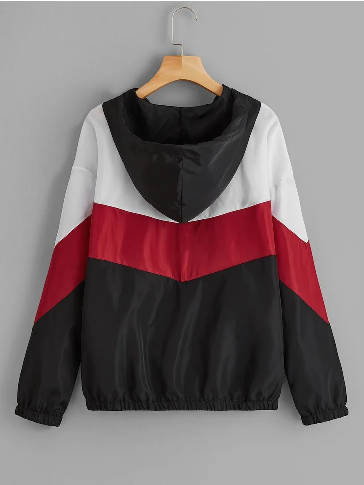 3376# AliExpress смешанные цвета, комбинированный Тренч контрастного цвета, тонкие солнцезащитные Топы