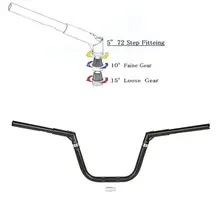 TCMT 1" Rise 1,25" Руль для Harley Heritage Softail Fat Boy ночной поезд Switchback FLD FXDB FLSTC FLSTF FLSTFB FXST FXSTD