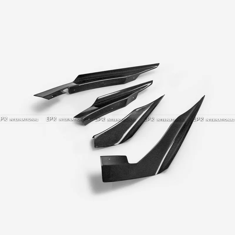Для EVO 10 VRSV2 широкий стиль углеродного волокна двойной Hyper Canard 4 шт. обшивка тела комплект настройки для EVO10 гоночная часть