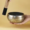 New Nepal Handmade Tibetan Singing Bowl Set Decorative-wall-dishes  Resonance Healing Meditation Yoga Bowl with Mallet 3