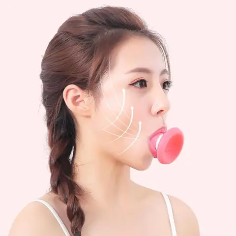 Face Lift Skin Firming V Shape Mouth Exercise Face Slimming Tool Anti-Wrin Face Lift Body Skin Relaxation Slimming Massage