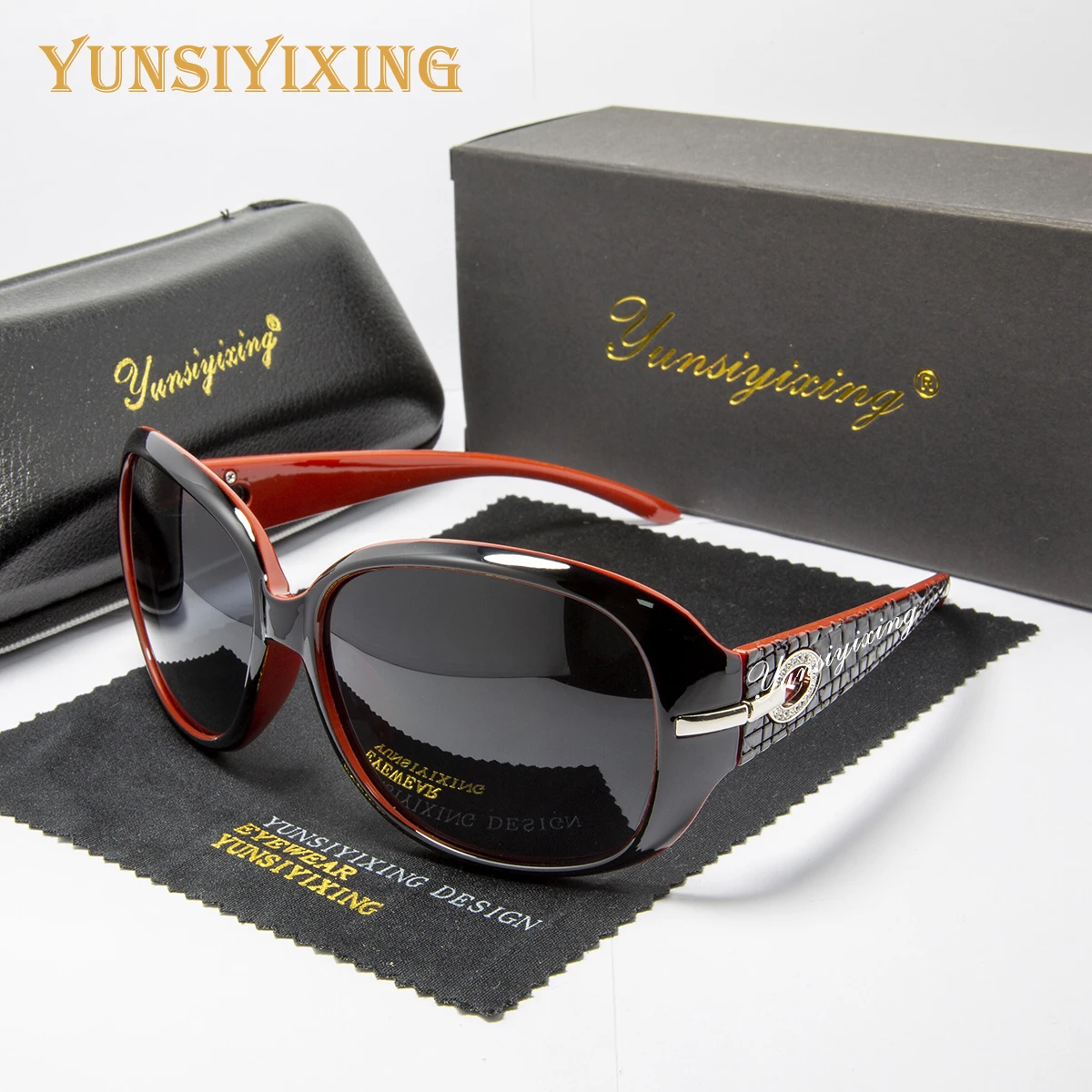 YSYX Polarized Sunglasses Women Brand Designer Sun Glasses Fashion Classic Big Frame Glass Female Vintage Oculos De Sol 012 big sunglasses